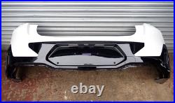 Bmw X4 G02 LCI M-sport Rear Bumper With Diffuser In White 8081898