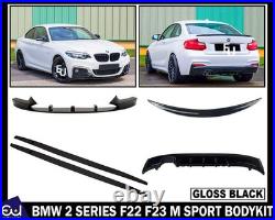Body Kit Front Splitter Rear Diffuser For Bmw 2 Series F22 F23 M Sport Bodykit