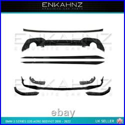Bodykit For Bmw 3 Series G20 M Sport 2018-2022 Gloss Black