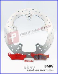 Brembo Serie Oro Rear Disc and SP Pads fits BMW R1200 HP2 Sport 2008