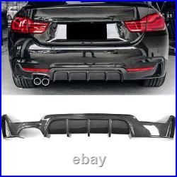 CARBON LOOK For BMW 4 Series F32 F33 F36 Performance M Sport Rear Diffuser Lip