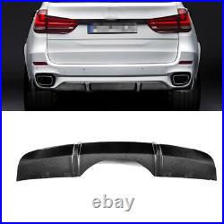 Car Rear Bumper Diffuser Lip Carbon Fiber For BMW F15 X5 M Sport 2014 2015-2018