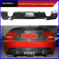 Carbon Fiber Rear Bumper Diffuser Lips for BMW E92 E93 325i 335i M Sport 08-11