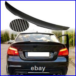 Carbon Fiber Rear Trunk Boot Spoiler Wing Lip For BMW E60 525i M-Sport M5 Sedan