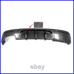 Carbon Look Rear Bumper Diffuser For BMW 1 Series E82 M Sport Coupe 2007-2013