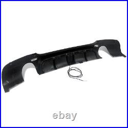 Carbon Look Rear Diffuser With LED For BMW 3 Series E90 Saloon E91 M Sport 2005-12