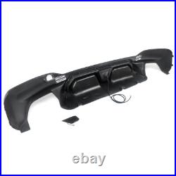 Carbon Painted Rear Bumper Diffuser WithLED Light For BMW 5 Series G30 G31 M Sport
