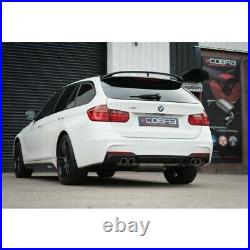 Cobra BMW 335d Quad Exit Rear Exhaust F30 F31 M-Sport M3 Style Conversion BM106