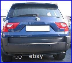 Exhaust End Pipe for BMW X3 E83 2,5 3,0 Stainless Steel Double Sport