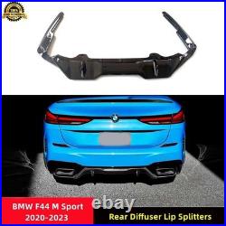 F44 Rear Diffuser Lip Gloss Black Splitters for BMW F44 M Sport M235i 2020-2023