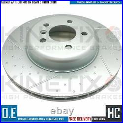 FIT BMW 428i F36 Gran Coupe M SPORT DIMPLED GROOVED REAR BRAKE DISCS 345mm PAIR