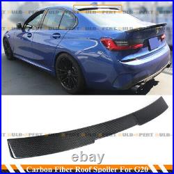 FOR 19-2021 BMW G20 320i 330i M340i G80 M3 CARBON FIBER REAR WINDOW ROOF SPOILER