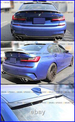 FOR 19-2021 BMW G20 320i 330i M340i G80 M3 CARBON FIBER REAR WINDOW ROOF SPOILER