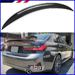 FOR 19-21 BMW G20 330i G80 M3 PERFORMANCE STYLE CARBON FIBER TRUNK SPOILER WING