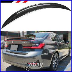 FOR 19-21 BMW G20 330i G80 M3 PERFORMANCE STYLE CARBON FIBER TRUNK SPOILER WING