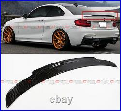 FOR 2014-2019 BMW F22 M235i 220i 228i M2 Carbon Fiber HighKick Big Trunk Spoiler