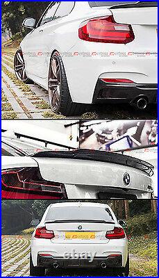 FOR 2014-2019 BMW F22 M235i 220i 228i M2 Carbon Fiber HighKick Big Trunk Spoiler