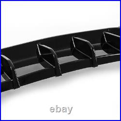 FOR BMW 1 SERIES F20 F21 M135i M140i GLOSS BLACK REAR DIFFUSER M SPORT 15-19 LCI