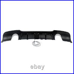 FOR BMW 3 SERIES E90 E91 M SPORT REAR DIFFUSER VALANCE 335i STYLE 05-12 With LED