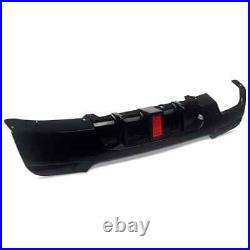 FOR BMW 3 SERIES E92 E93 320i M SPORT REAR DIFFUSER SPLITTER VALANCE LED 2006+