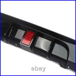 FOR BMW 3 SERIES E92 E93 320i M SPORT REAR DIFFUSER SPLITTER VALANCE LED 2006+