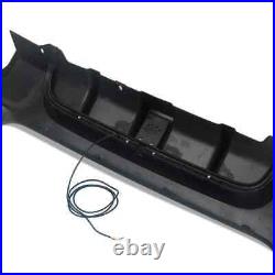 FOR BMW 3 SERIES E92 E93 320i M SPORT REAR DIFFUSER SPLITTER VALANCE LED 2006+