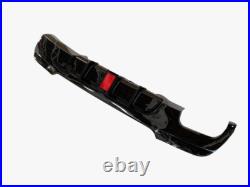 FOR BMW 3 SERIES E92 E93 320i M SPORT REAR DIFFUSER SPLITTER VALANCE LED 2006+
