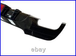 FOR BMW 3 SERIES E92 E93 320i M SPORT REAR DIFFUSER SPLITTER VALANCE LED 2006+