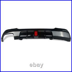 FOR BMW 3 SERIES E92 E93 320i M SPORT REAR DIFFUSER SPLITTER VALANCE LED 2006-14