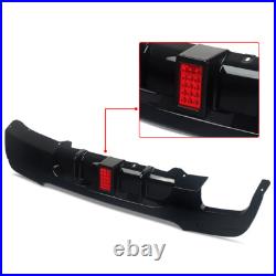 FOR BMW 3 SERIES E92 E93 320i M SPORT REAR DIFFUSER SPLITTER VALANCE LED 2006-14