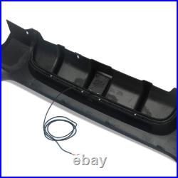 FOR BMW 3 SERIES E92 E93 320i M SPORT REAR DIFFUSER SPLITTER VALANCE LED 2006-14
