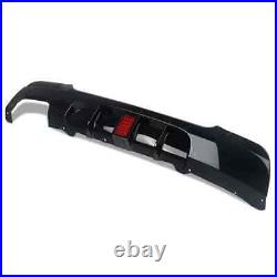 FOR BMW 3 SERIES E92 E93 320i M SPORT REAR DIFFUSER SPLITTER VALANCE LED 2006+
