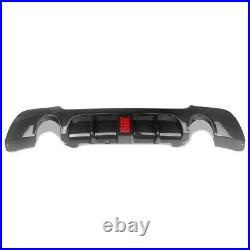 FOR BMW 3 SERIES E92 E93 335i M SPORT REAR DIFFUSER VALANCE CARBON LOOK With LED