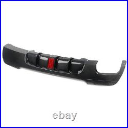 FOR BMW 3SERIES E92 COUPE E93 320d M SPORT TWIN REAR DIFFUSER With LED CARBON LOOK