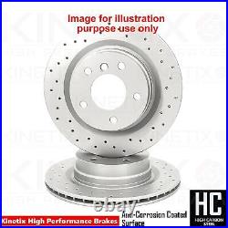FOR BMW 428i F32 F33 F36 M SPORT DRILLED FRONT REAR BRAKE DISCS BREMBO PADS