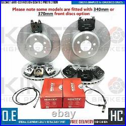 FOR BMW 435i F36 M SPORT FRONT REAR DIMPLED GROOVED BRAKE DISCS MINTEX PADS