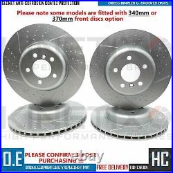 FOR BMW 435i F36 M SPORT FRONT REAR DIMPLED GROOVED BRAKE DISCS MINTEX PADS