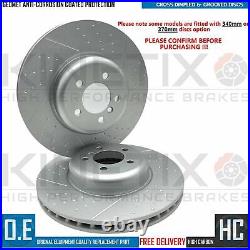 FOR BMW 435i F36 M SPORT FRONT REAR DIMPLED GROOVED BRAKE DISCS MINTEX PADS