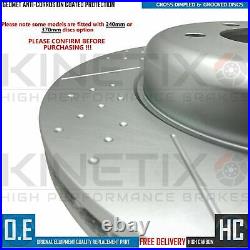 FOR BMW 435i F36 M SPORT FRONT REAR DIMPLED GROOVED BRAKE DISCS MINTEX PADS