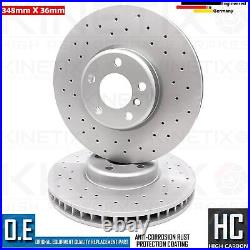 FOR BMW 740Ld 740Li F01 F02 F03 F04 M SPORT DRILLED FRONT REAR BRAKE DISCS FR/RR