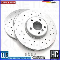 FOR BMW 740Ld 740Li F01 F02 F03 F04 M SPORT DRILLED FRONT REAR BRAKE DISCS FR/RR