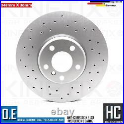 FOR BMW 740Ld 740Li F01 F02 F03 F04 M SPORT DRILLED FRONT REAR BRAKE DISCS FR/RR