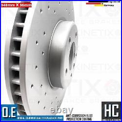 FOR BMW 740Ld 740Li F01 F02 F03 F04 M SPORT DRILLED FRONT REAR BRAKE DISCS FR/RR