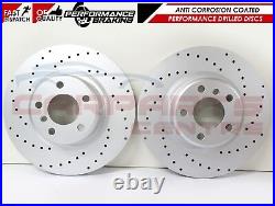 FOR BMW M135i M140i M235i M240i M SPORT REAR COATED SPORT DRILLED BRAKE DISCS