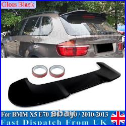 Fit For BMW X5 E70 2007-2013 Rear Trunk Roof Top Sport Spoiler Wing Gloss Black