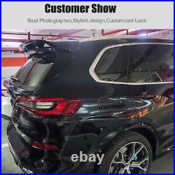 Fit For BMW X5 G05 Sport 2019-20 Rear Roof Spoiler Window Top Wing Glossy Black