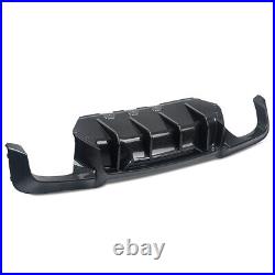 Fits 2010-16 BMW 5 Series F10 F11 M Sport Carbon Look Quad Exhaust Rear Diffuser Fits 2010-16 BMW 5 Series F10 F11 M Sport Carbon Look Quad Exhaust Rear Diffuser