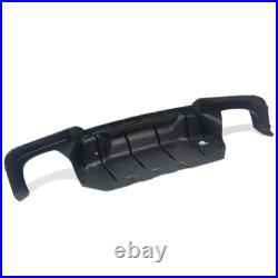 Fits 2010-16 BMW 5 Series F10 F11 M Sport Carbon Look Quad Exhaust Rear Diffuser Fits 2010-16 BMW 5 Series F10 F11 M Sport Carbon Look Quad Exhaust Rear Diffuser