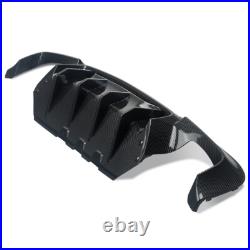 Fits 2010-16 BMW 5 Series F10 F11 M Sport Carbon Look Quad Exhaust Rear Diffuser Fits 2010-16 BMW 5 Series F10 F11 M Sport Carbon Look Quad Exhaust Rear Diffuser