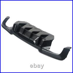 Fits 2010-16 BMW 5 Series F10 F11 M Sport Carbon Look Quad Exhaust Rear Diffuser Fits 2010-16 BMW 5 Series F10 F11 M Sport Carbon Look Quad Exhaust Rear Diffuser